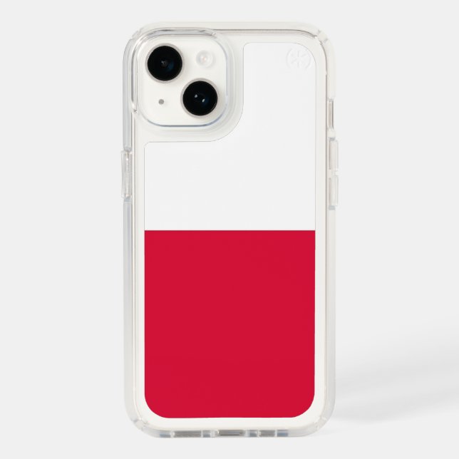 Patriotic Presidio iPhone 14, Poland flag Speck iPhone Case (Front)