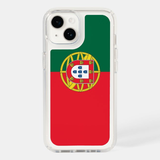 Patriotic Presidio iPhone 14, Portugal flag Speck iPhone Case (Front)