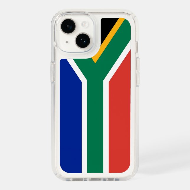 Patriotic Presidio iPhone 14, South Africa flag Speck iPhone Case (Front)
