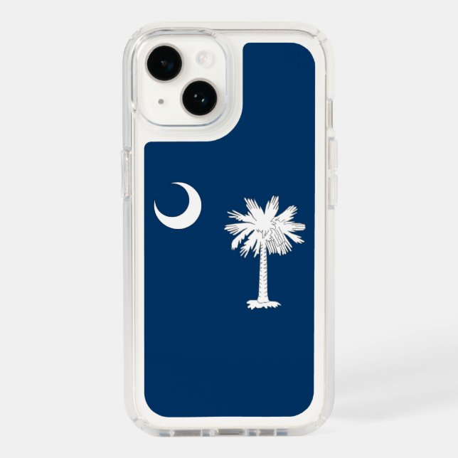 Patriotic Presidio iPhone 14, South Carolina flag Speck iPhone Case (Front)