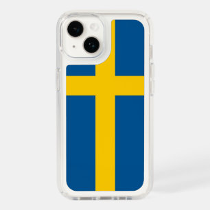 Patriotic Presidio iPhone 14, Sweden flag Speck iPhone 14 Case