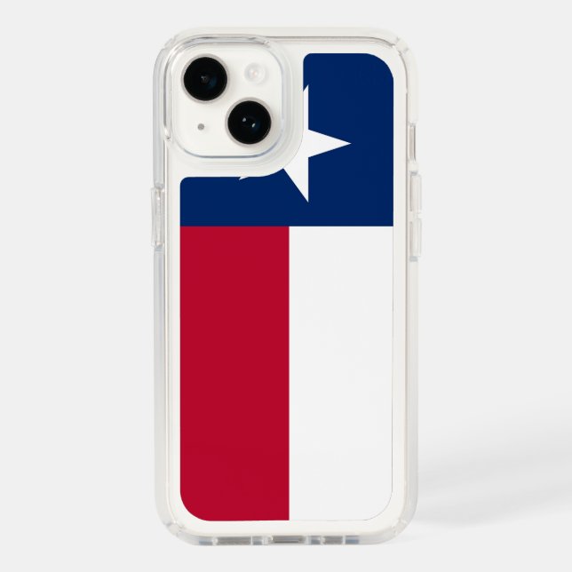 Patriotic Presidio iPhone 14, Texas flag Speck iPhone Case (Front)