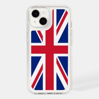 Patriotic Presidio iPhone 14, United Kingdom flag Speck iPhone 14 Case