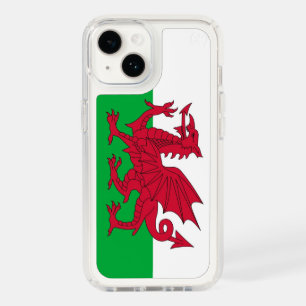 Patriotic Presidio iPhone 14, Wales flag Speck iPhone 14 Case