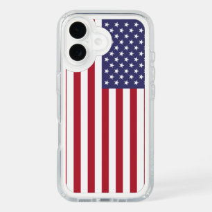 Patriotic Presidio iPhone 16 with flag of USA iPhone 16 Case