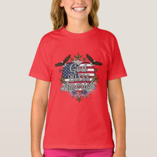 Patriotic Pride – God Bless America T-shirt design