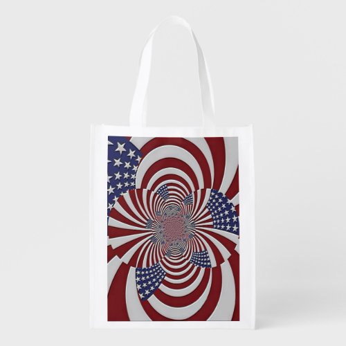 Patriotic Pride Reusable Grocery Bag