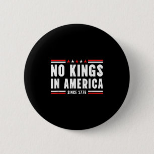 Patriotic Pro-democracy Protest June 14 No Kings I Button