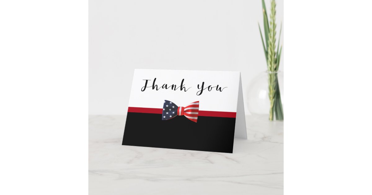 Patriotic Professional Thank You Cards | Zazzle