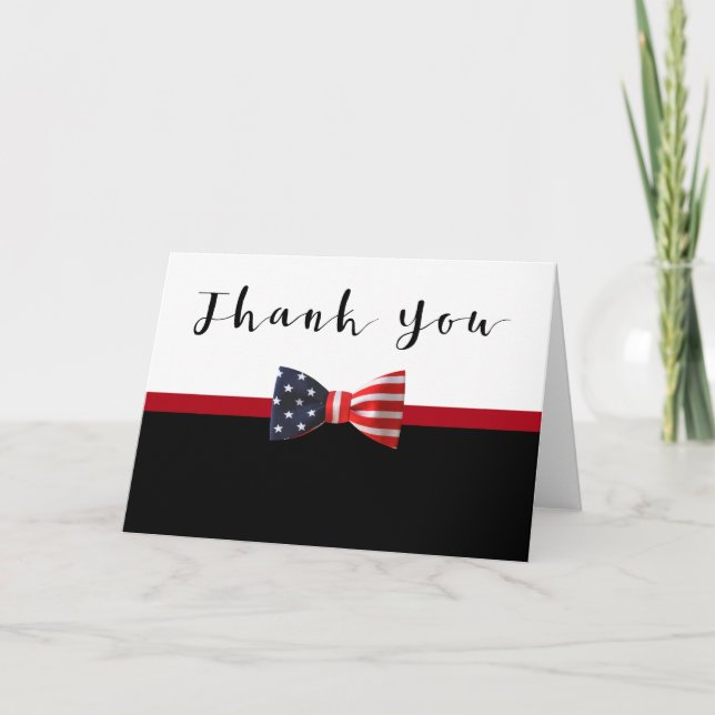 Patriotic Professional Thank You Cards (Front)