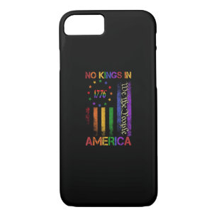 Patriotic Protest No Kings In America iPhone 8/7 Case