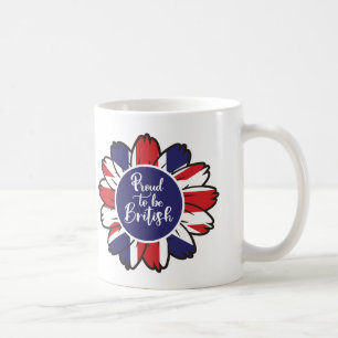 Patriotic Proud to Be British Coffee Mug