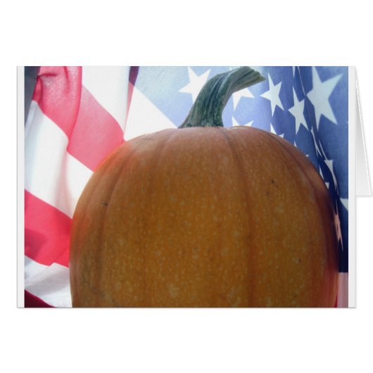 Patriotic Pumpkin Cards (Front Horizontal)