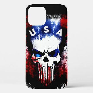 Patriotic Punisher (USA) iPhone 12 Case