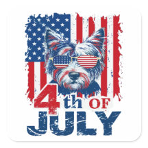 Patriotic Pup Celebrate 4th July Independence Day