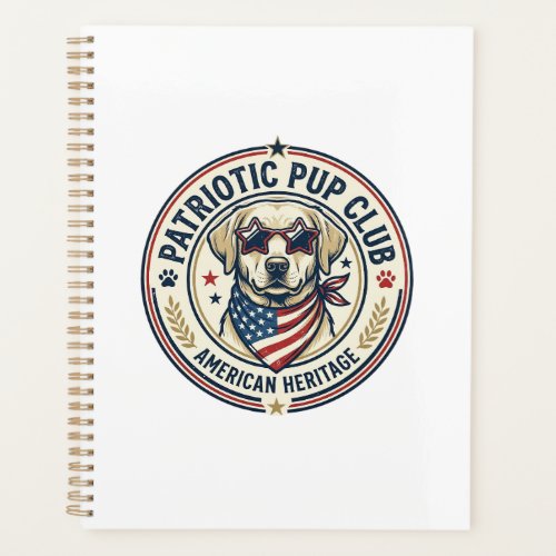 Patriotic Pup Club Patriotic Patriotic Pet Breed V Planner