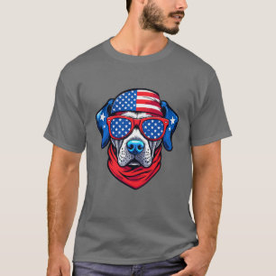 Patriotic Pup in Style T-Shirt