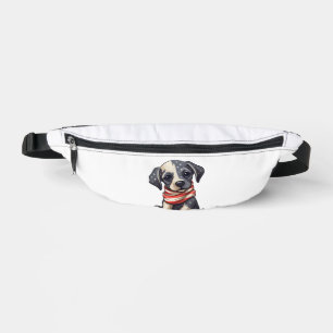 Patriotic Puppy - Style 11 Fanny Pack
