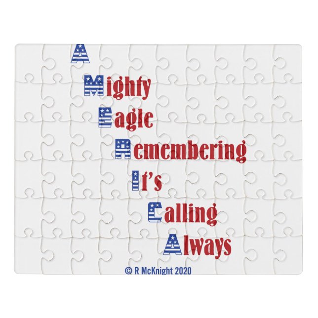Patriotic Puzzle  (Puzzle Horizontal)