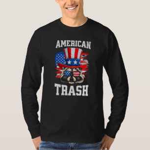 Patriotic Raccoon 4th Of July American Trash Panda T-Shirt