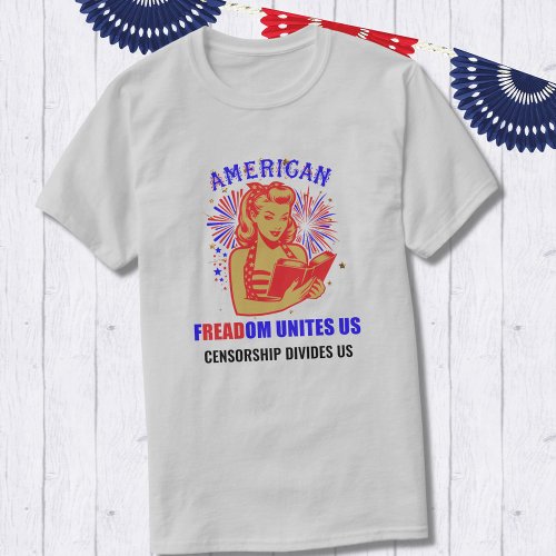 Patriotic Reading Freedom T_Shirt