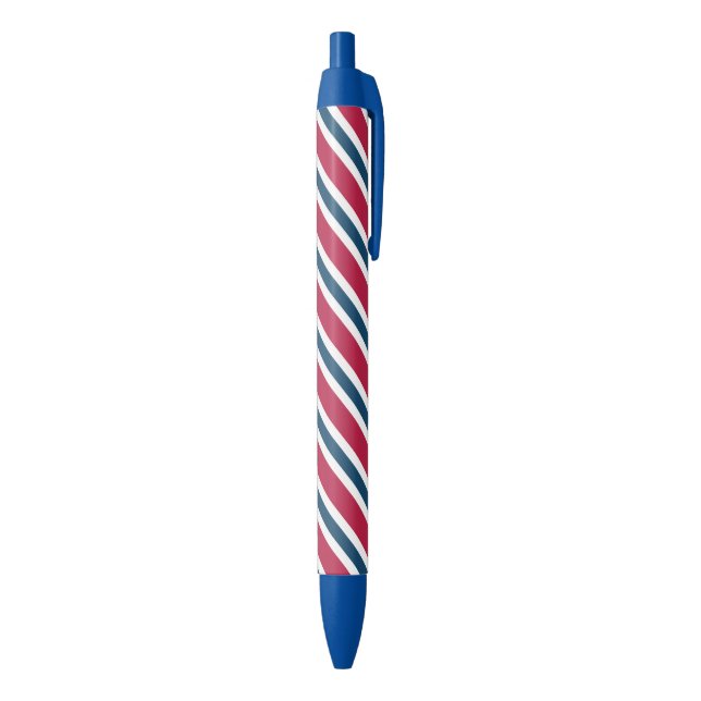 Patriotic Red Blue Writing Pen Gift (Bottom (Vertical))