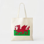 Patriotic Red Dragon Of Wales Tote Bag at Zazzle