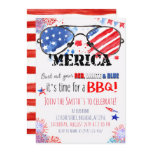 Patriotic Red White and Blue 4th of July BBQ Invitation Patriotic Red White and Blue 4th of July BBQ Invitation