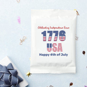 Patriotic Red White and Blue 4th of July Lemonade Drink Mix