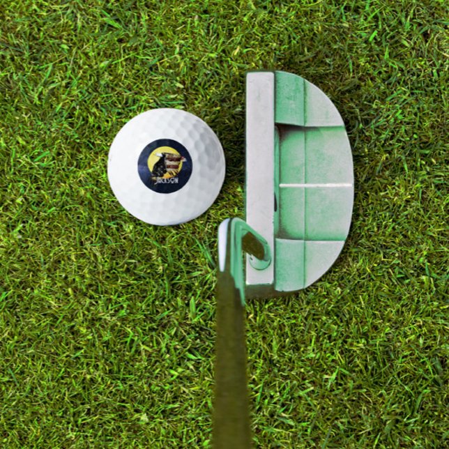 Patriotic Red, White and Blue Bald Eagle  Golf Balls (Creator Uploaded)