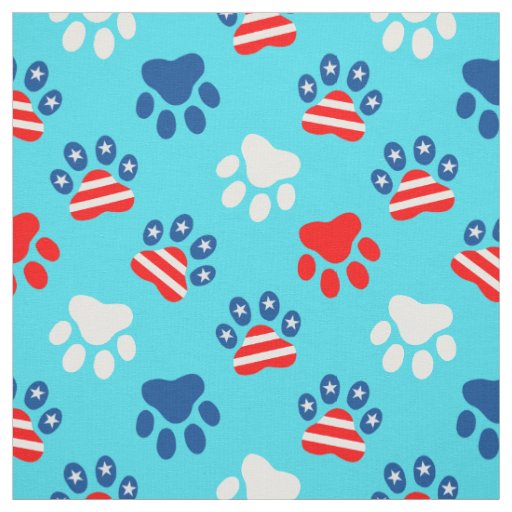 DOG PAW PRINT WRAPPING PAPER, Zazzle