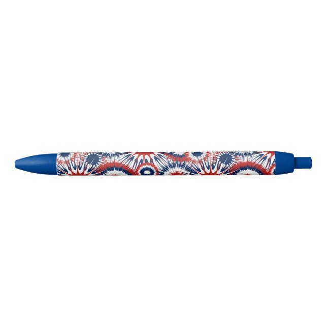 Patriotic Red White and Blue Fireworks Pen (Front)