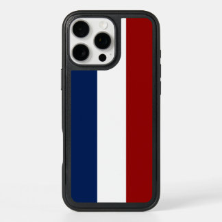 Patriotic Red White and Blue iPhone 16 Pro Max Case