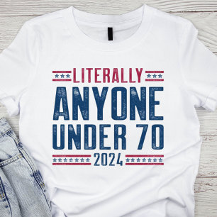 Patriotic Red, White, and Blue Political T-Shirt