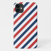 Patriotic Red White and Blue Stripes