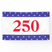 Patriotic Red White & Blue 250 Button