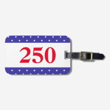 Patriotic Red White & Blue 250 Button