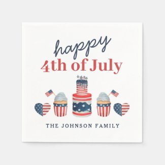 Patriotic Red White & Blue 4th Of July Party