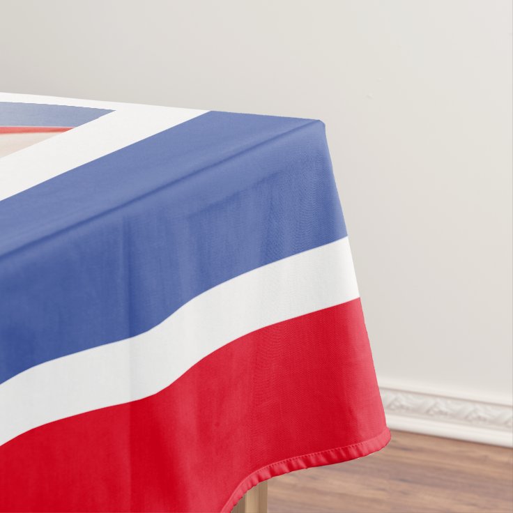 Patriotic Red White Blue 4th of July Tablecloth  Zazzle