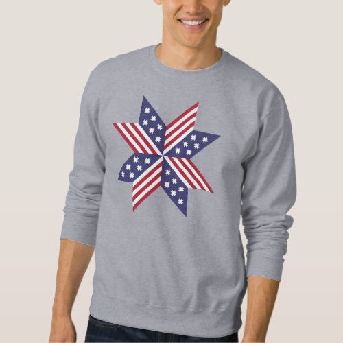 Patriotic Red White Blue Native Stars Stripes