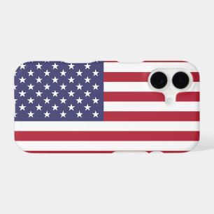 Patriotic Red White Blue Stars And Stripes Flag iPhone 17 Case