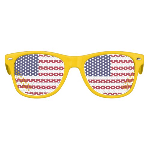 Patriotic Red White Blue Stars And Stripes Flag Kids Sunglasses