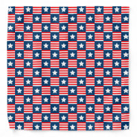 Patriotic Red, White & Blue USA Flag Pattern