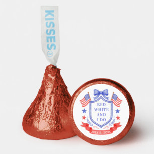Patriotic Red White & I Do Bridal Shower  Hershey®'s Kisses®