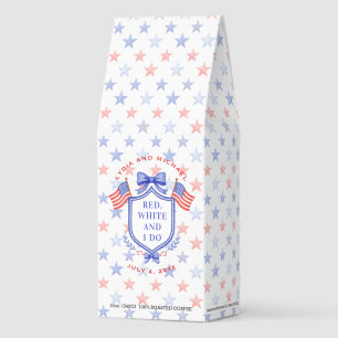 Patriotic Red White & I Do Wedding Roasted Coffee