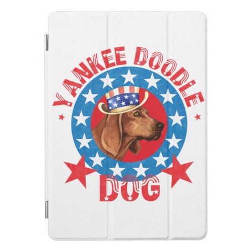 Patriotic Redbone Coonhound iPad Pro Cover