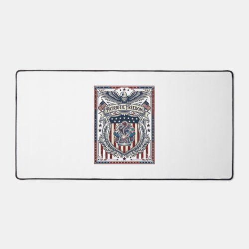 Patriotic Resin Desk Mat