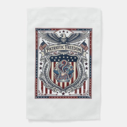 Patriotic Resin Garden Flag