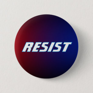 Patriotic Resist Button Political