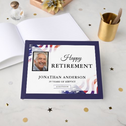 Patriotic Retirement Party American Flag